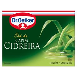 Chá DR OETKER Capim Cidreira com 15 Saquinhos 15g