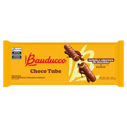 Biscoito BAUDUCCO Choco Biscuit Tube 80g