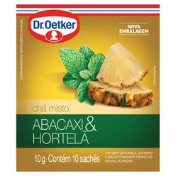 Chá DR OETKER Misto Abacaxi & Hortelã 10g