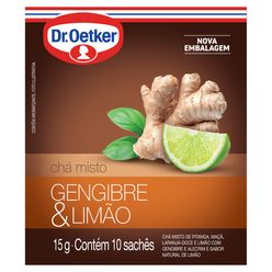 Chá DR OETKER Misto Gengibre & Limão 15g