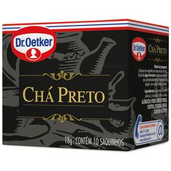 Chá DR OETKER Preto 18g