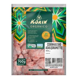 Coxinhas das Asas Frango KORIN Drumette Orgânico Congelado 700g