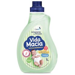 Amaciante de Roupa VIDA MACIA Hipoalergênico Glicerina & Erva Doce 1l