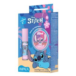 Brilho Labial IMPALA Stitch Angel 2.3g + Paleta de Maquiagem 3g