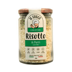 Risotto IL CUOCO Ai Porri Sem Glúten,Sem Lactose e Vegano com Alho Poró 250g