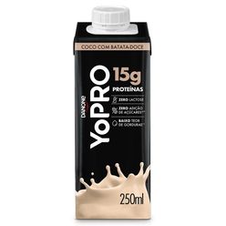 Bebida Láctea DANONE Yopro Coco com Batata Doce 250ml