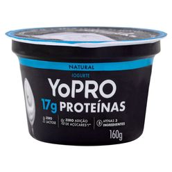 Iogurte Danone Yopro Natural Com 17g De Proteína 160g
