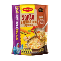 Sopão MAGGI Galinha com Legumes Leve 200g Pague 150g