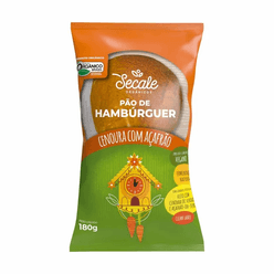Pão de Hambúrguer SECALE Cenoura com Açafrão Orgânico 180g