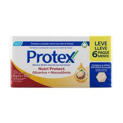 Sabonete Protex Nutri Protect Macadâmia 85g Cada Leve 6 Pague Menos