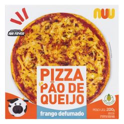 Pizza de Pão de Queijo NUU Frango Defumado Sem Glúten 200g