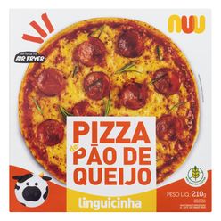 Pizza de Pão de Queijo NUU Linguicinha Sem Glúten 210g