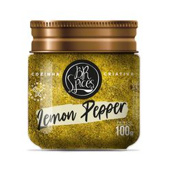 Tempero Pó Lemon Pepper BR SPICES Gourmet Pote 100g