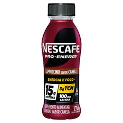 Suplemento Alimentar NESCAFE Pro Energy Cappuccino de Canela 15g de Proteina 270ml