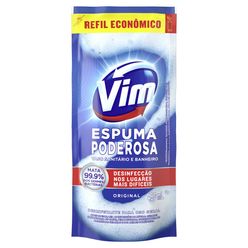 Refil Desinfetante VIM Espuma Poderosa Original 450ml Refil Econômico