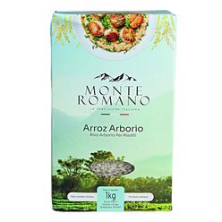 Arroz MONTE ROMANO Arborio 1kg