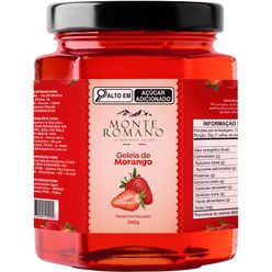 Geléia MONTE ROMANO Morango 340g