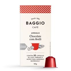 Café BAGGIO Chocolate com Avelã com 10 Cápsulas 50g