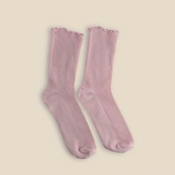 Meia Petal Algodão 39x42 Rosa - A\CASA