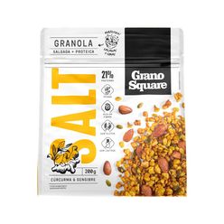 Granola GRANO SQUARE Premium Vegana Cúrcuma e Gengibre Sem Glúten e sem Lactose 200g