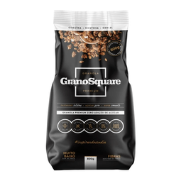 Granola GRANO SQUARE Premium Zero Adição de Açúcar Sem Gluten, Sem Lactose, Vegana 800g
