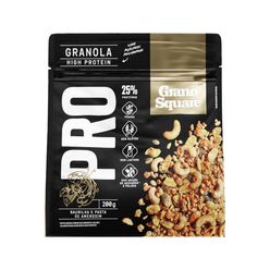 Granola GRANO SQUARE Proteíca Baunilha e Pasta de Amendoim 200g