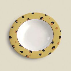 Prato Fundi Animal Stoneware 23cm - A\CASA