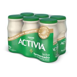 Leite Fermentado ACTIVIA Conjunto com 6 Unidades 450g