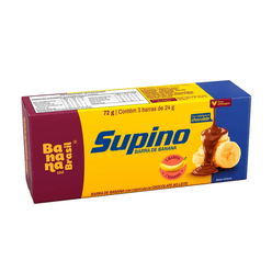 Barra de Fruta SUPINO Banana com Cobertura de Chocolate ao Leite 72g