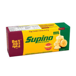 Barra de Fruta SUPINO Banana com Chocolate Branco 72g