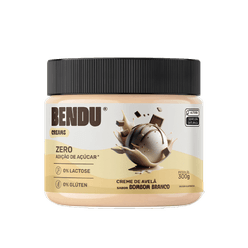 Creme de Avelã BENDÚ Bombom Branco Sem Glúten, Lactose e Açúcar 300g
