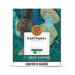 Café 3 CORAÇÕES Portinari Peneirando Café 1957 Drip Coffee com 10 Sachês de 10g cada