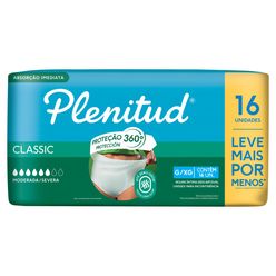 Roupa íntima PLENITUD Classic Intensa g/xg Com 16 Unidades Leve mais por menos
