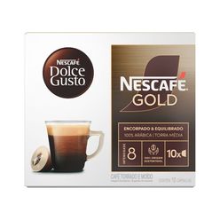 Café NESCAFÉ Dolce Gusto Gold Intensidade 8 com 10 Cápsulas