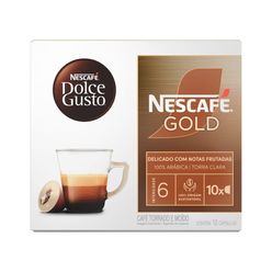 Café NESCAFÉ Dolce Gusto Gold Intensidade 6 com 10 Cápsulas