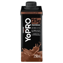 Bebida Láctea DANONE 25g High Protein Chocolate Zero Lactose e Zero Adição de Açucar 250ml