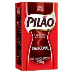 Café PILÃO Torrado E Moído Tradicional Vácuo 250g
