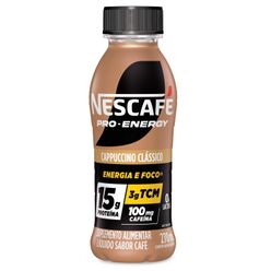 Suplemento Alimentar NESCAFE Pro Energy Cappuccino Clássico 15g Proteina 270ml