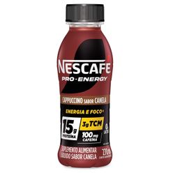Suplemento Alimentar NESCAFE Pro Energy Cappuccino de Canela 15g de Proteina 270ml