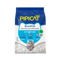 Areia Higiênica PIPICAT para Gato Bianco Original 1.8kg