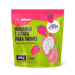 Preparado para Drinks EASY DRINKS Morango + Pitaya Basta Adicionar Bebida Alcoólica 100g