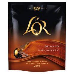 Café LOR Torrado e Moído Delicado Gourmet 250g