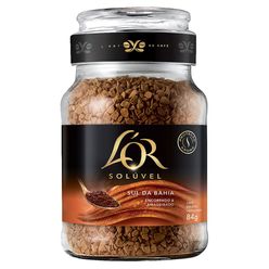 Café Solúvel Liofilizado Sul da Bahia L'or Vidro 84g