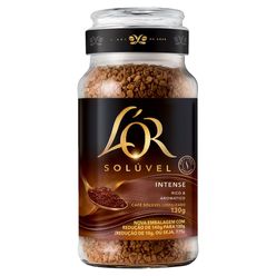 Café Solúvel Liofilizado Intense L'OR Vidro 130G