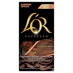 Café LÓR Espresso Flavours Chocolate com 10 Cápsulas