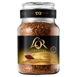 Café Solúvel Liofilizado Classique L'OR Vidro 84g