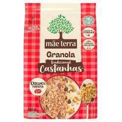 Granola MÃE TERRA Tradicional Castanhas Brasileiras Vegano 800g
