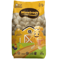 Pão de Queijo MINEIRAÇO Pipoquinha Sem Glúten Congelada 400g