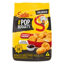 Empanado SADIA #Pop Nuggets Frango Congelado 275g
