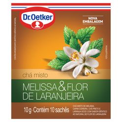 Chá DR OETKER Misto Melissa & Flor de Laranjeira 10g